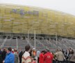 PGE Arena a fost conceput ca un fel de omagiu sau reclamă gigantică pentru industria de prelucrare a chihlimbarului