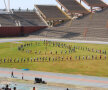 Stadionul Mmabatho din Africa de Sud a fost construit în 1981 de un arhitect rus, iar tribunele în formă de romb au o capacitate de aproape 60.000 de locuri