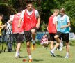 FOTO Burcă şi Creţu au făcut astăzi primul antrenament cu Rapid