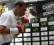 Lucian Bute s-a antrenat cu public