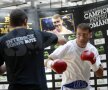 Lucian Bute s-a antrenat cu public