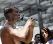 Lucian Bute s-a antrenat cu public