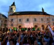 Aproape 400 de sibieni au sărbătorit în stradă promovarea Voinţei în Liga 1