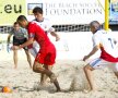 România a jucat de la egal la egal cu una din forţele mondiale ale fotbalului pe plajă