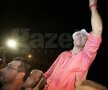 Lucian Bute a sărbătorit cu fanii victoria în faţa lui Mendy în Piaţa Universităţii