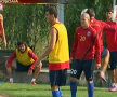 Imagine de la antrenamentul de azi al Stelei (captură: GSP TV)