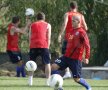 Alex Bourceanu şi Stefan Nikolici au efectuat în premieră un antrenament cu Steaua