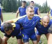 Imagini din cantonamentul rugbyştilor de la Poiana Braşov