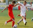 Sergi Gomez (în echipament alb) a adunat maximum de minute la CE U19 disputat în România