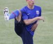 FOTO Prepeliţă, la primul antrenament la Steaua: "De acum sînt trup şi suflet pentru Steaua"