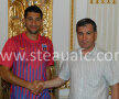 Florin Costea este din nou coleg cu fratele său Mihai, de data asta la Steaua FOTO: steauafc.com