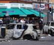 Imagini de la incidentele din nordul Londrei