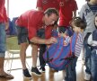 13 copii au primit cadouri de la jucătorii Stelei Foto: Cristi Preda