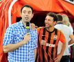 Mircea Lucescu a dat indicatii la filmarile videoclipullui cantaretei Gaitana
