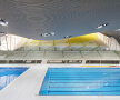 London Aquistics Center este gata cu un an înaintea Jocurilor Olimpice. foto: designboom.com