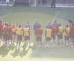 Steaua a sustinut antrenamentul oficial pe stadionul echipei CFR Cluj