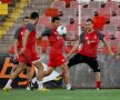 Zicu şi colegii săi au făcut ultimul antrenament de dinaintea meciului cu Steaua