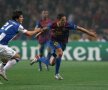Săpunaru, aici în duel cu Adriano, a pierdut Supercupa în faţa Barcelonei, 0-2