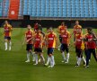 Antrenamentul României pe stadionul Josy Barthel s-a desfăşurat începînd cu ora 12:00 Au participat toţi jucătorii care au făcut deplasarea, inclusiv suspendatul Săpunaru, cel care va reveni în echipă contra Franţei