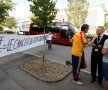 Suporterii români i-au contestat pe şefii FRF şi LPF.  Foto: Raed Krishan