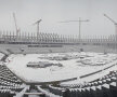 Decembrie 2009: tribunele noii arene prind contur
