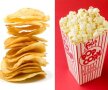 Chipsuri vs popcorn sursa foto: shine.com