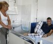 Victoraş Astafei pe patul de spital