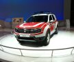 Imagini de la Salonul auto de la Frankfurt, acolo unde Dacia s-a prezentat cu un duster pregătit pentru intervenţiile pompierilor şi cu un Duster pregătit pentru curse