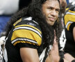 Pletosul Troy Polamalu esre jucătorul lui Pittsburgh Steelers