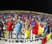 Suporterii Stelei fac spectacol în tribunele stadionului din Larnaca