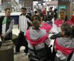 Imagini de la plecarea gimnaştilor