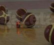 Imagini din sala Sportrurilor din Giurgiu după moartea baschetbalistului american