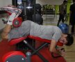 Accidentaţii din lotul Stelei au efectuat un antrenament special în sala de forţă