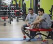 Accidentaţii din lotul Stelei au efectuat un antrenament special în sala de forţă