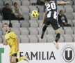 U Cluj a învins Braşovul cu 1-0 şi a urcat pe podium, la un punct de Dinamo!