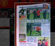 Ferguson, Vidici şi Rooney au citit azi Gazeta ;) Patru pagini pe site-ul oficial
