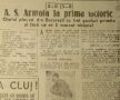 Facsimil din ziarul "Sportul Popular" din 21 octombrie 1947