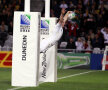 Şi rugbyştii zboară. Englezul Chris Ashton înscrie un eseu spectaculos în meciul cu Georgia, din grupă