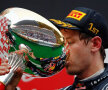Vettel se bucură în urma unei noi victorii în F1