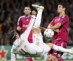Sergio Ramos încearcă o execuție de efect în meciul cu Lyon