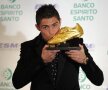 Cristiano Ronaldo și Gheata de Aur pentru cele 40 de goluri înscrise sezonul trecut