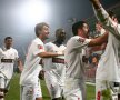 Bucuria dinamovistilor la finalul meciului CFR Cluj - Dinamo Bucuresti, scor final 2-3 foto: Lorand Vakarcs