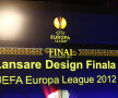 Imagini de la prezentarea logo-ului şi a biletului finalei Europa League 2012