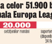 Biletele destinate românilor pentru finala Europa League au fost epuizate!