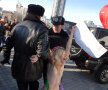 FOTO FEMEN loveşte din nou! Ucrainencele au protestat înainte de tragerea la sorţi pentru Euro