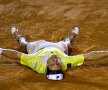 David Ferrer celebrînd victoria de la Acapulco