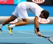 Jean-Julien Rojer face dumbe după un meci cîştigat la Australian Open