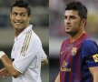 Cristiano Ronaldo şi David Villa sînt daţi ca şi plecaţi de la Real, respectiv Barcelona