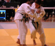 Carla, în timpul unei partide de judo.