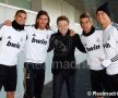 Michel Telo i-a vizitat pe fotbaliştii de la Real Madrid